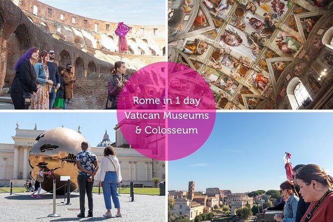 1-Day Rome: Vatican & Colosseum Tour with Transport - Sistine Chapel etiquette you’ll have to follow