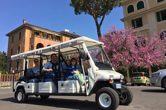 3 hours Private Golf Cart Tour - The major highlights in 3 hours. - Trevi Fountain coin toss and quick photo breaks