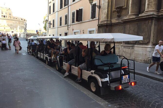3 hours Private Golf Cart Tour - The major highlights in 3 hours. - Piazza Navona’s Fountain of the Four Rivers in a compact stop