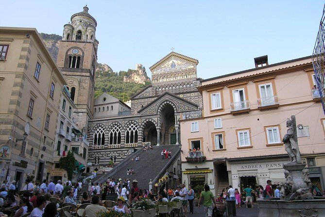 Amalfi Coast Positano and Emerald Grotto Fullday from Rome - Emerald Grotto (Grotta dello Smeraldo): green light, tunnel entry, and the boat ride