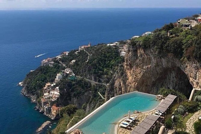 Amalfi Coast Tour Full Day 8 Hours from Naples or Sorrento - Amalfi: sea views, Cathedral stairs, and a lunch break