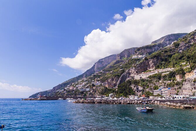 Amalfi, Positano, & Ravello Day Tour From Pompeii/Vico Equense - Sailing the Sorrento coast with Vesuvius behind you