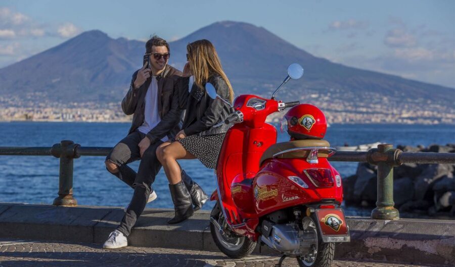 Amazing audioguided Vespa Tour of Naples - with driver - Offline audio guide on your phone: history without data