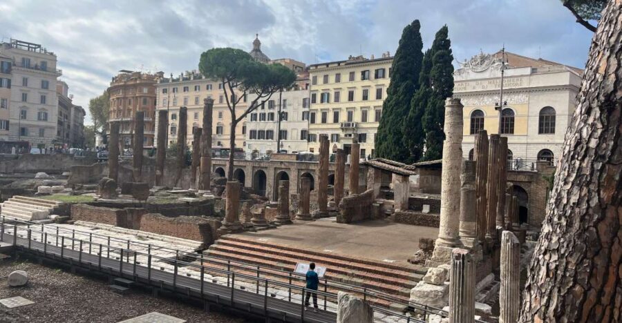 Ancient Rome: Archeological area Largo Argentina - The “one hour” structure: multimedia + excavations entrance + audio