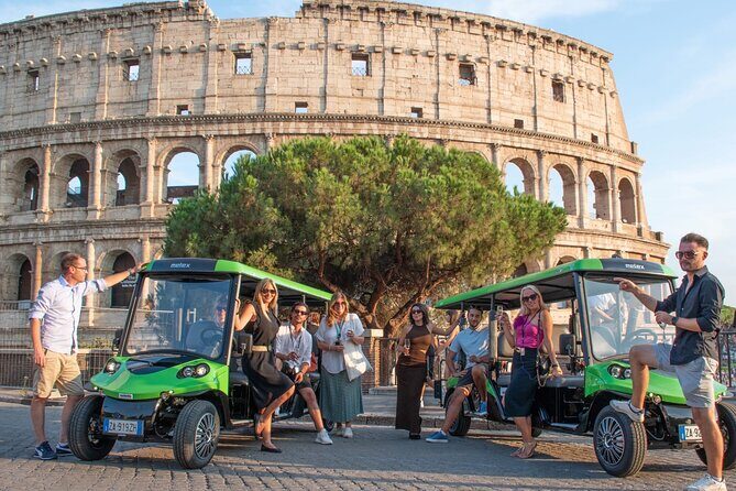 Ancient Rome Uncovered: Guided Golf Cart Experience - Trevi Fountain Coin Toss and Baroque Drama on a Tight Schedule