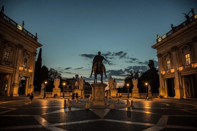 Ancient Rome's Ultimate Night Walk - Piazza Venezia: Italian unification in one unforgettable view