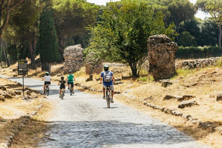 Appia Antica & Aqueducts e-Bike Tour - Official Provider - Domine Quo Vadis to the catacombs: the route with a legend