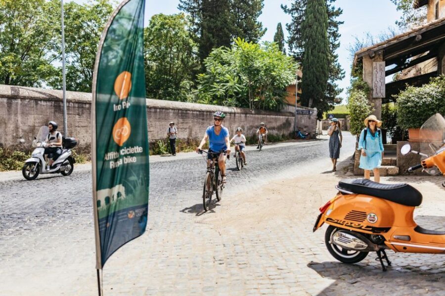 Appia Antica & Aqueducts e-Bike Tour - Official Provider - Parco degli Acquedotti: riding past Roman engineering at close range