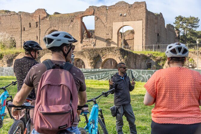 Appian Way & Aqueducts small group e-bike tour(catacombs & food) - Villa di Massenzio: Walking Where an Emperor Stayed