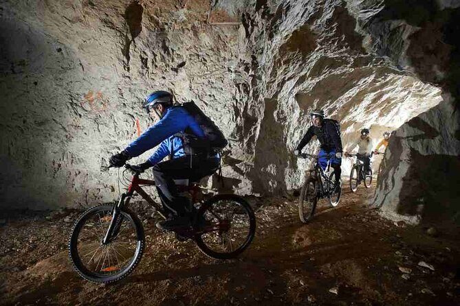 Appian Way Bike tour Underground with Catacombs & Lunch - Mile-five stops: Villa dei Quintili, Santa Maria Nova, and Nymph Egeria