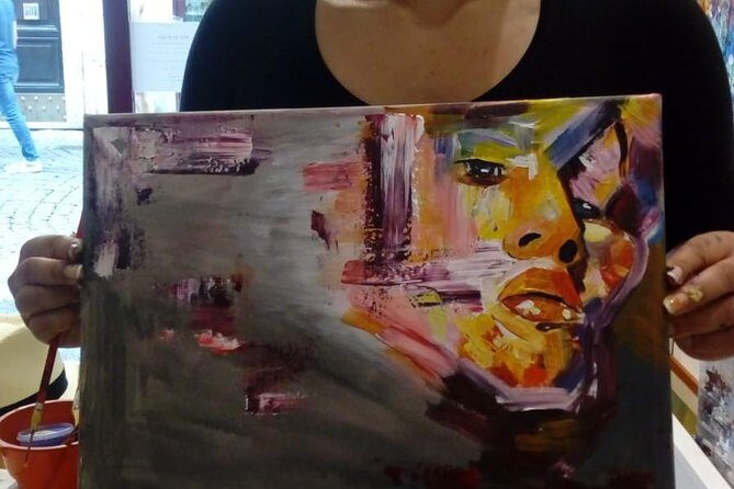 Art Class in the center of Rome! - The 2-hour class arc: from blank canvas to take-home artwork