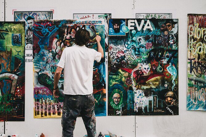 Art & Craft: Beer Tour with Street Art in Rome - The 2501 sign and the art timeline feeling