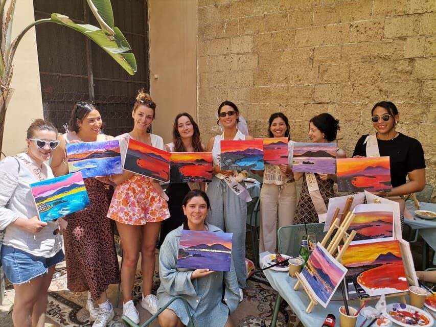 Art Workshop in Naples city centre with Aperitif - Meeting Maria near Piazza Bellini (and finding the right café)