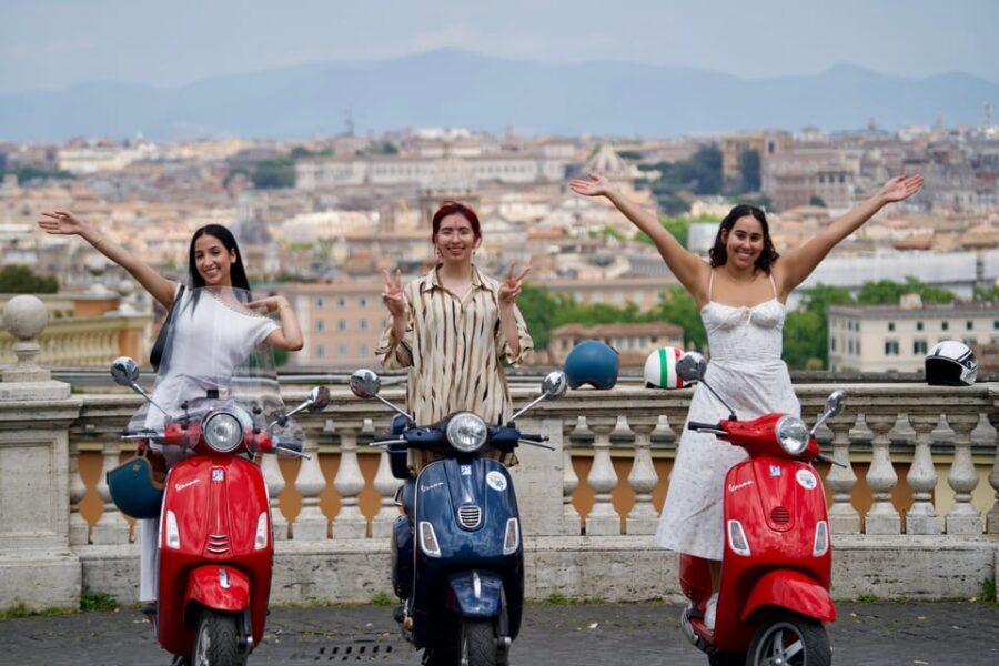 Authentic Rome Vespa Tour /See the Eternal City Like a Local - The Viewpoint Coffee Ending: A Quiet Break with Great Skyline Energy
