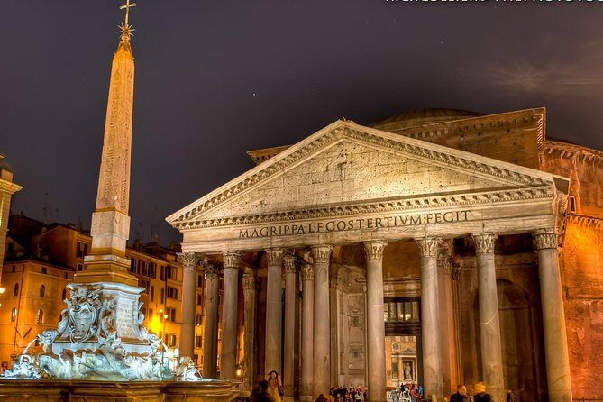 Best of Rome by Night Private Sightseeing Chauffeured Tour | pick up/Drop off - The Trevi to Vatican drive: city lights, Tiber views, and Via Veneto