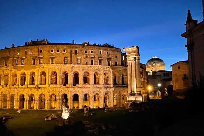 Best of Rome by Night Private Sightseeing Chauffeured Tour | pick up/Drop off - Stop 3: St. Peter’s Square from the outside (big “Vatican” energy)
