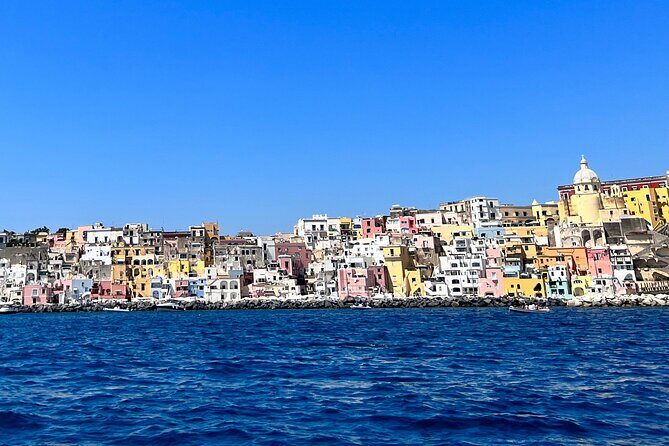 Boat Tour to Procida and Ischia, discover Private Secret Beaches - A private boat day from Baia: small group, big sea time