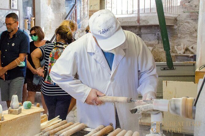 Bocelli Essence of Wine and Volterra Tour from Rome - Volterra in the Afternoon: Medieval Streets, Roman Theater, and Alabaster