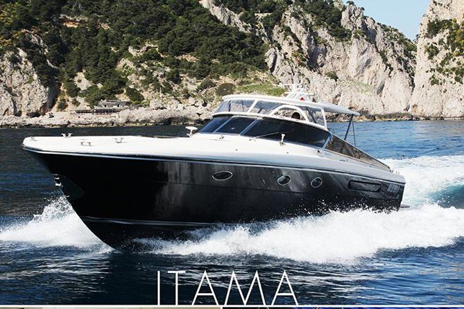 Capri Island in Private Luxury 40 feet Speedboat from Naples - Key Points at a Glance