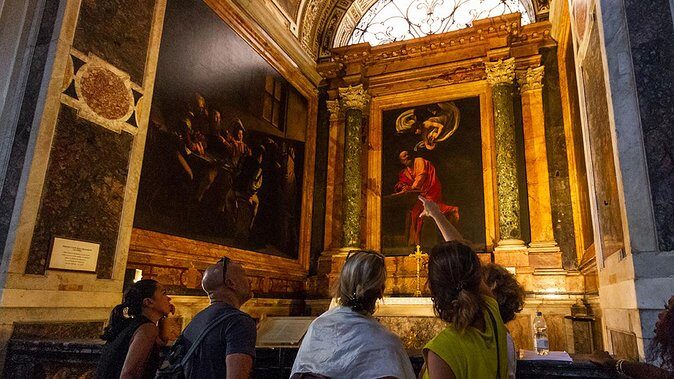 Caravaggio Rome Tour: With Exclusive Access to Top Restoration Lab - Basilica S. Agostino: St Mary of the Pilgrims in sacred silence