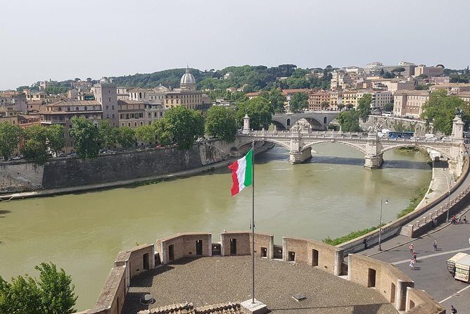 Castel Sant’Angelo & Mausoleum of Hadrian - Private Tour - Terrace at the top: Saint Michael, legends, and a Rome-wide view