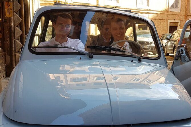 Classic Fiat 500 Rental in Rome - Janiculum Hill and Castelli Romani: turning a rental into a mini escape
