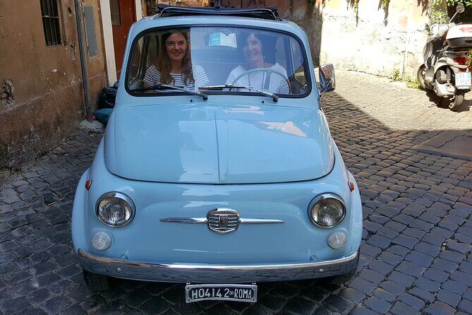 Classic Fiat 500 Rental in Rome - Getting Started in Trastevere: meet point, car basics, and the first 20 minutes