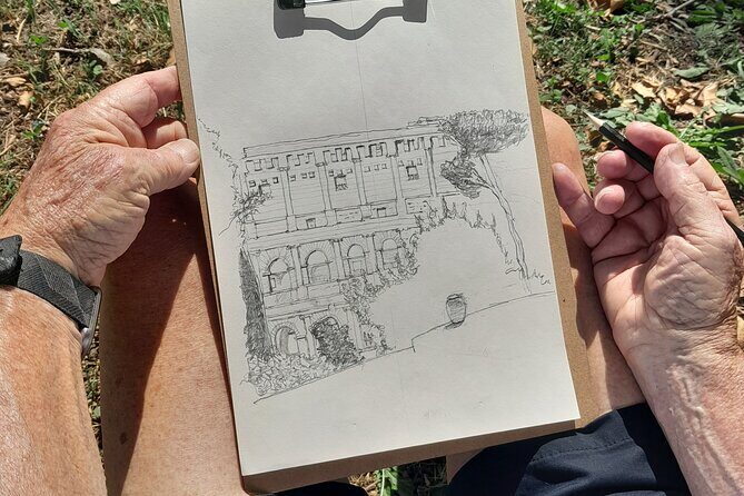 Colosseum Alternative Tour: Sketch & Savor Creative Experience - A creative Colosseum stop at Parco del Colle Oppio