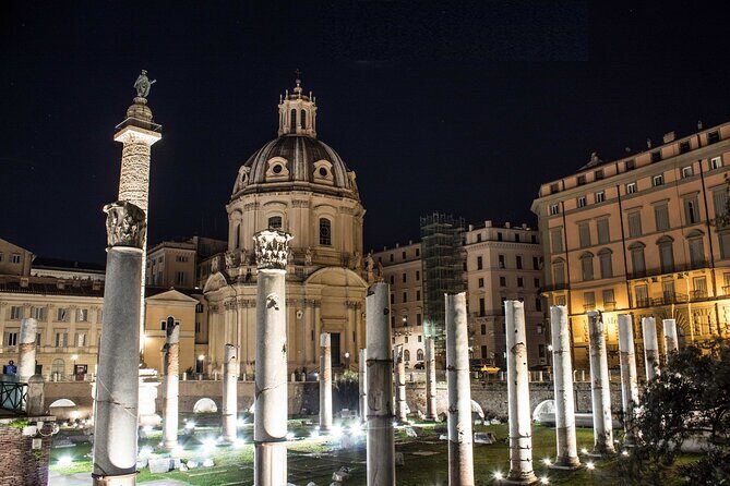 Colosseum & Ancient Rome by Night Guided Walking Tour - Arch of Constantine: A Monument Built for Memory