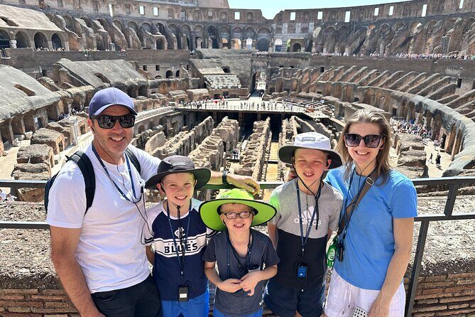 Colosseum and Roman Forum Tour for Kids and Families - Basilica of Maxentius: outdoors, hands-on imagination