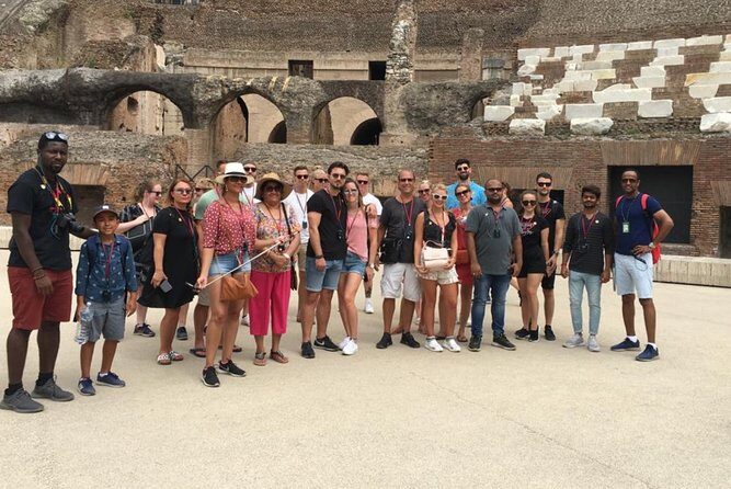 Colosseum Arena Floor Guided Tour- Up To 6 People - Tickets, names, and ID: the stuff that can ruin a perfect morning