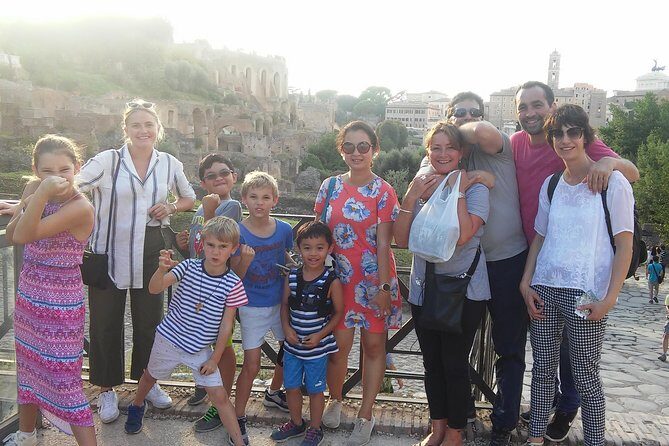 Colosseum Forum Ancient Rome Small Group Tour for Kids Families - Meeting near Piazza del Colosseo and starting in the right place