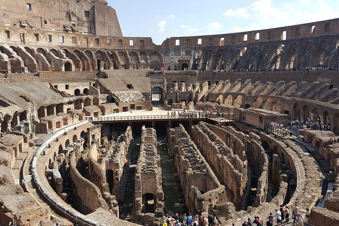 Colosseum Guided Tour and Ancient Rome - Stop 1: Colosseum views, underground section, and the art on the second floor