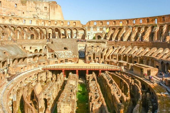 Colosseum Guided Tour with Roman Forum and Palatine Hill Entrance - Inside the Colosseum: First-Level Arena Views With a Licensed Guide