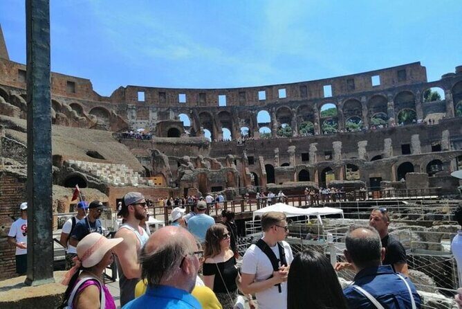 Colosseum Underground Private Tour with Forum Experience - Arena and level access: how much you get in the 1.15 to 2 hour window