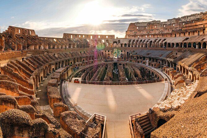 Colosseum Underground Small Group Guided Tour - Arena floor access: where the scale hits