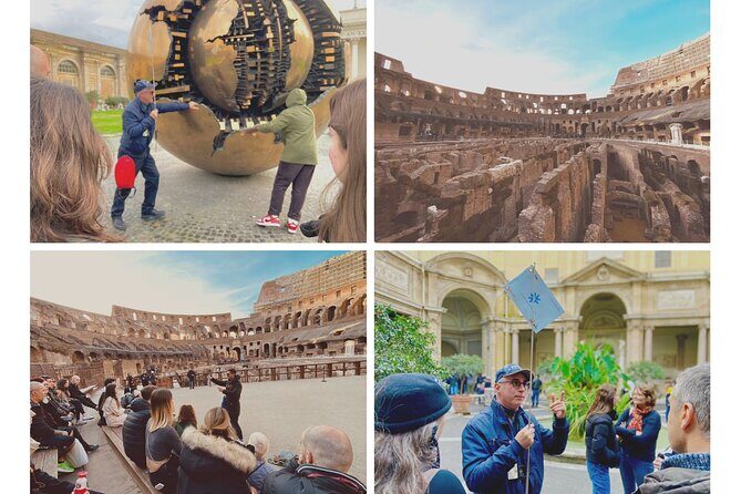 Colosseum with Arena and afternoon Vatican Museums Tour - Meeting by the Sistine Chapel: the day’s tone starts fast