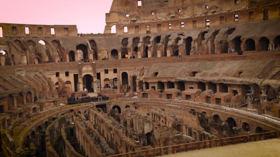 Colosseum with Arena Floor & Ancient Rome, Semi-Private Tour - Entering the Colosseum: first tier and main floor access