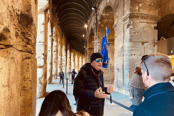 Colosseum with Arena, outside Forum & Trevi Fountain Group Tour - Roman Forum Outside the Main Entrance: The Best Orientation Stop