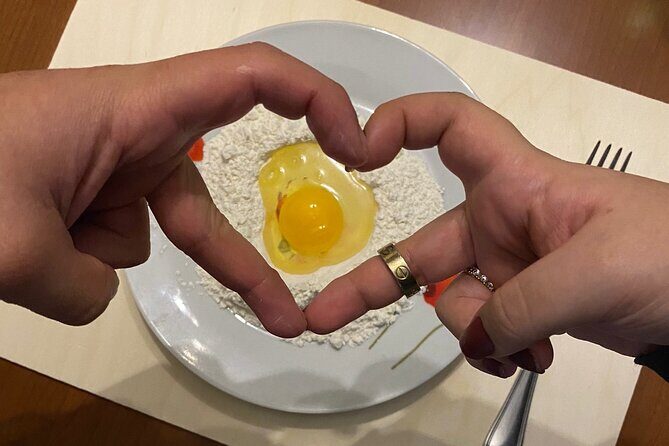 Cooking Class in Rome: Make Fettucine & Tiramisù with Chef Paolo - Your pasta lesson: turning egg and flour into fettuccine