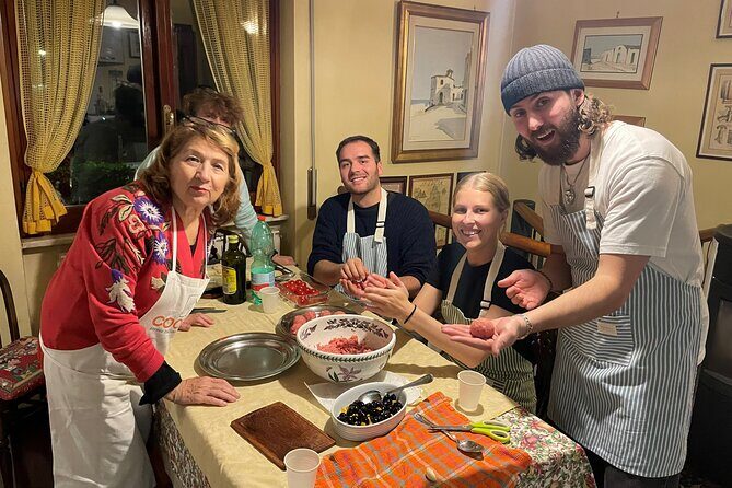 Cooking & eating with Locals in their home kitchen in Rome - A Roman home kitchen experience, not a show