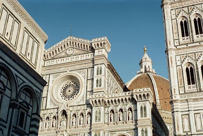 Day Trip from Rome to Florence and Pisa - Florence landmarks: Duomo area, open-air sculpture, and power in the streets