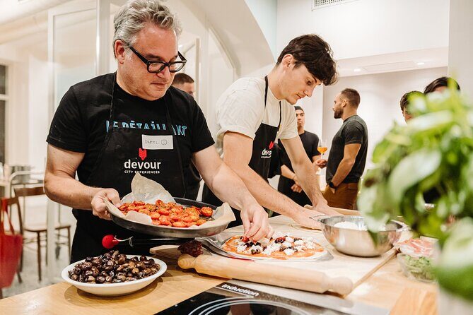 Devour Rome Wine & Pizza Making Class in Trastevere Neighborhood - Making Roman Pizza Dough: Knead, Rest, Stretch Like You Mean It