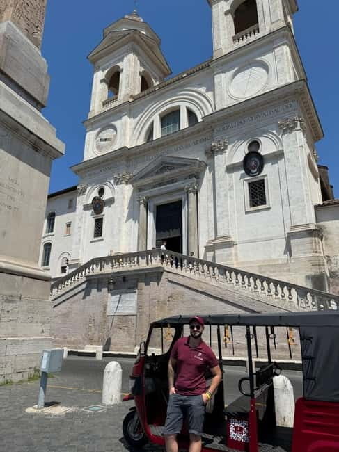 E-Tuk Tour: Express Highlights of Rome - Pincian Hill Views and the Return Along Trinità dei Monti