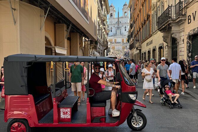 E-Tuk Tour: Highlights of Rome - Meeting at Piazza del Popolo and Hotel Pickup in Plain English