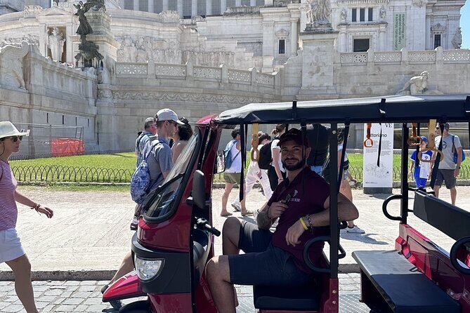 E-Tuk Tour: Highlights of Rome - Jewish Ghetto Walk: History You Can See in the Streets