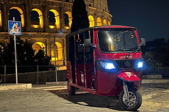 E-Tuk Tour: Rome by Night - Meeting at Piazza del Popolo 11, plus optional pickup