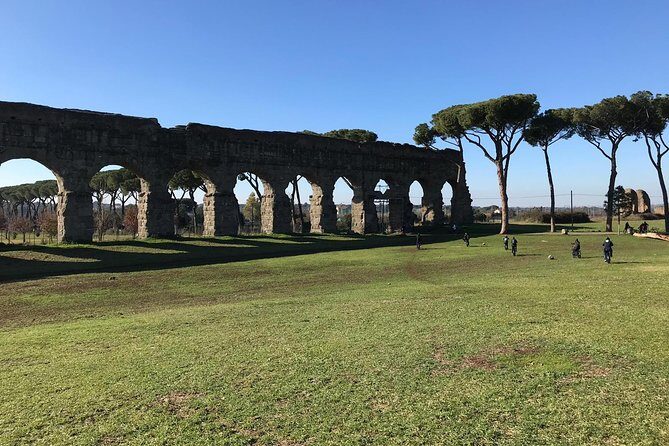 eBiking along the Appian Way - Caracalla’s Baths Area and Aqueduct Clues You Can Actually See