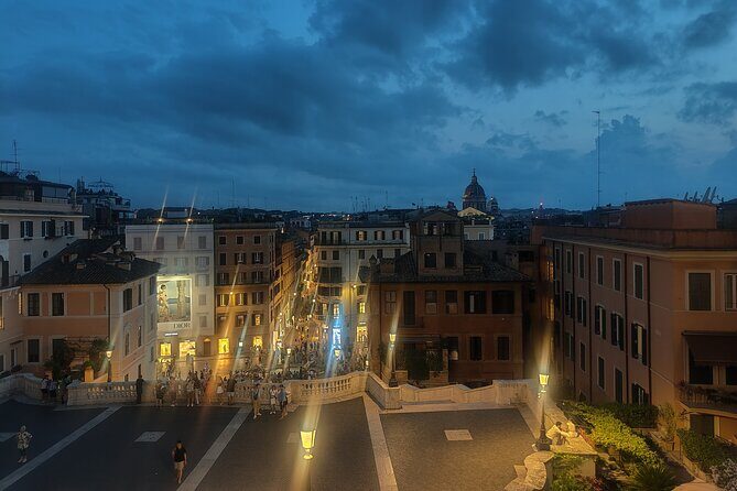 Elegant Rome by Night Tour with Local Driver-Guide & Dinner - The Colosseum from a nighttime belvedere viewpoint