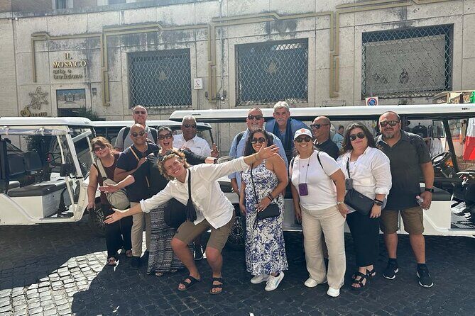 Enjoy Rome major attractions by Golfcart - The meeting point at Anantara Palazzo Naiadi and ending at Piazza di Spagna